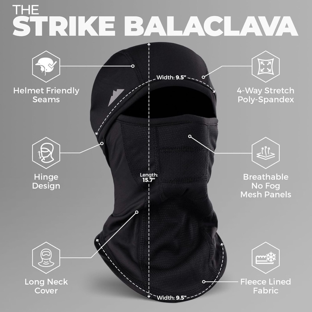 Balaclava Face Mask - Black
